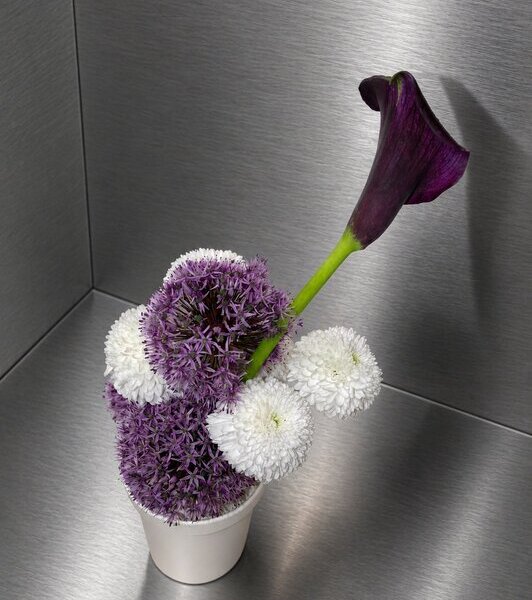 Bouquet alliums et calla FLWR